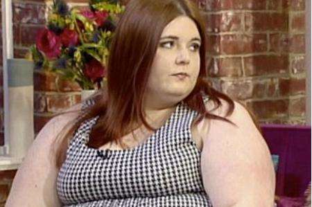 Jay Cole, from Tonbridge, claims employs will not offer her a job because she weighs 22 stone. Picture: This Morning