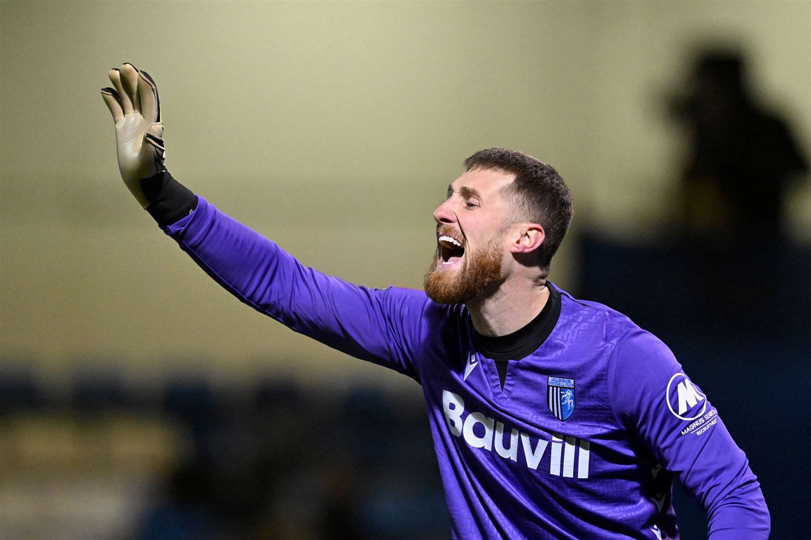 Jake Turner didn’t have a lot to do against Sutton United Picture : Keith Gillard