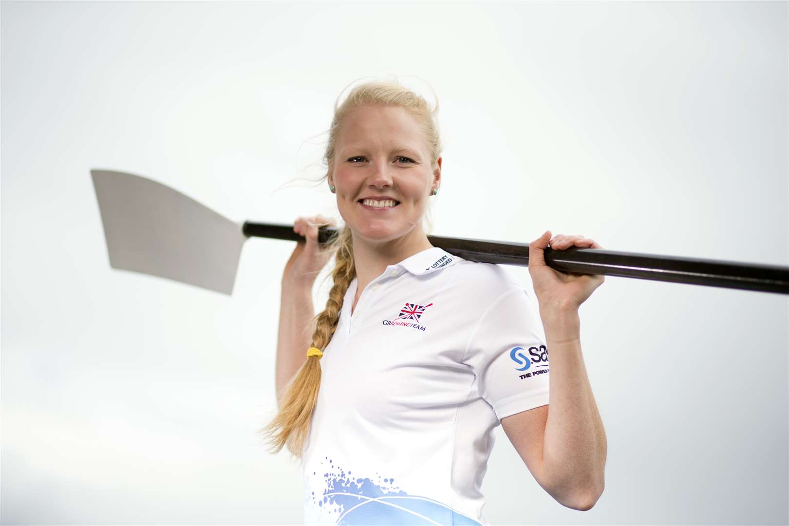 Polly Swann during the European Rowing Championships (Nick Potts/PA)