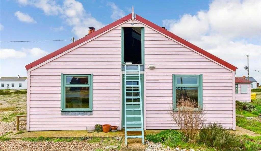 The seafront bungalow is located on the UK's only 'desert'. Picture: Wards