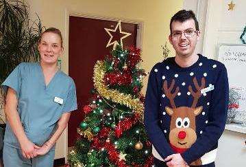 Martin at the QEQM maternity day care unit (6009135)