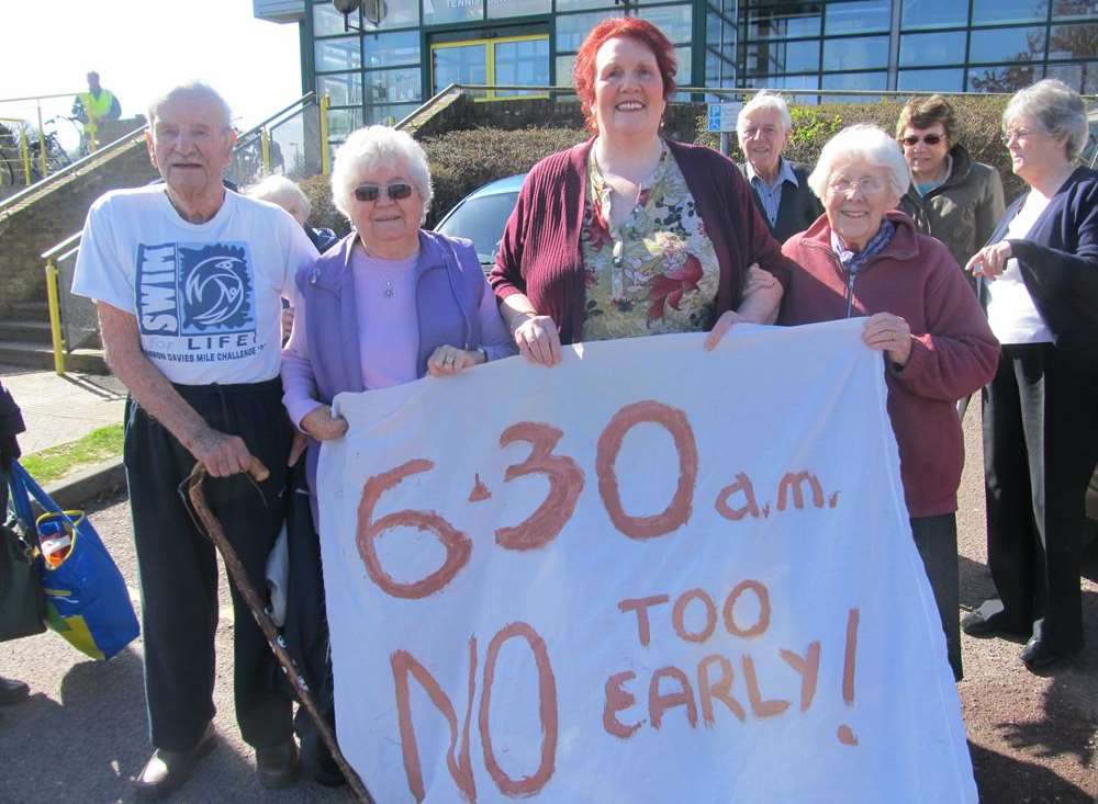 Left to right: Ronald Wilson, Kathleen Wilson, Madeleine Turner and Peggy Frost.