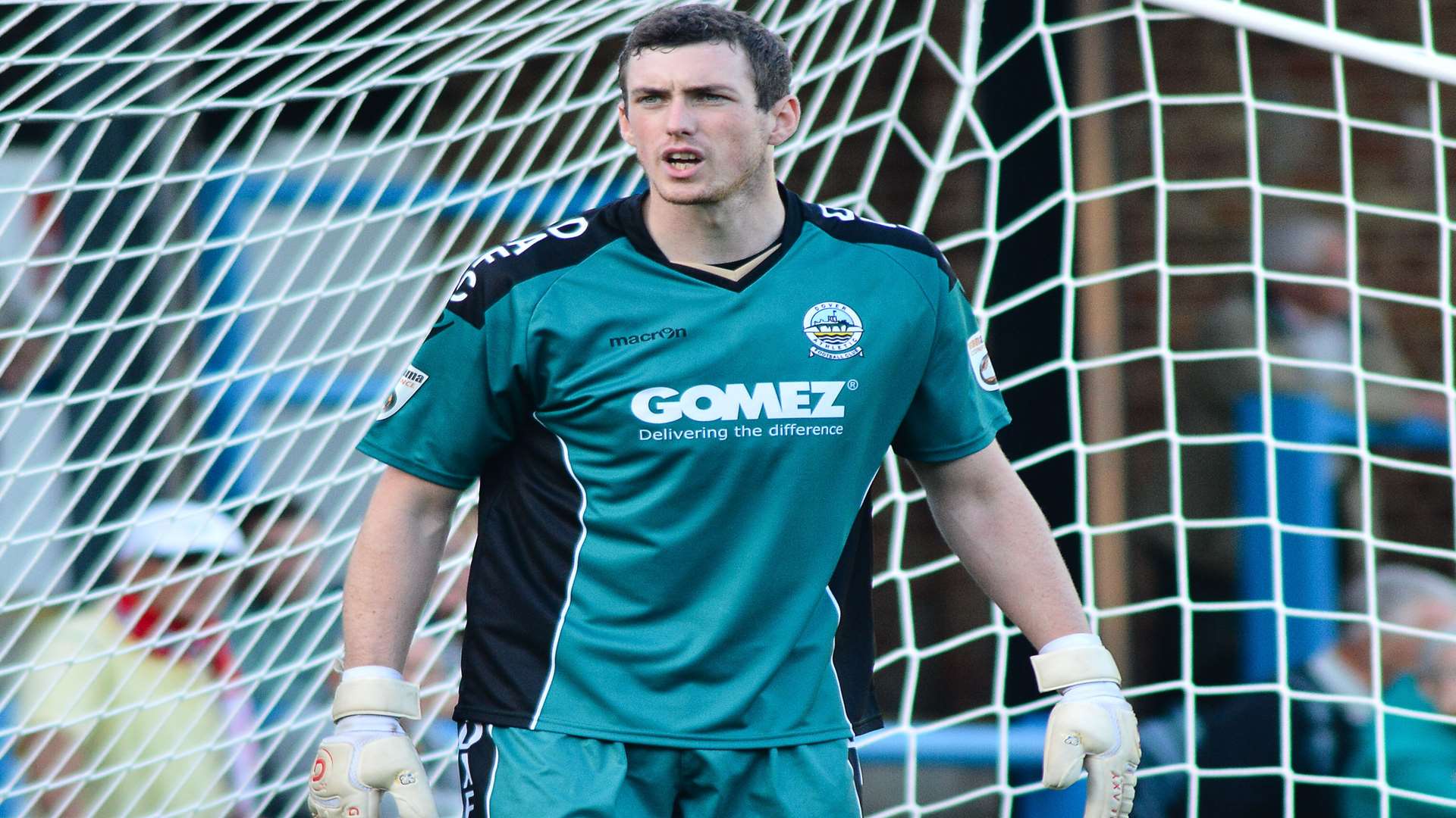 Dover goalkeeper Andy Rafferty