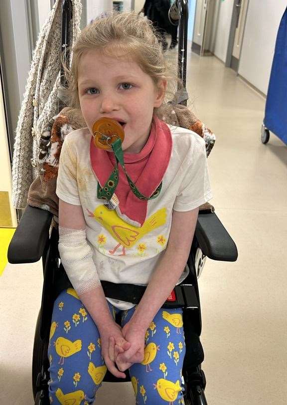 Ella suffers from rare genetic disorder Rett Syndrome