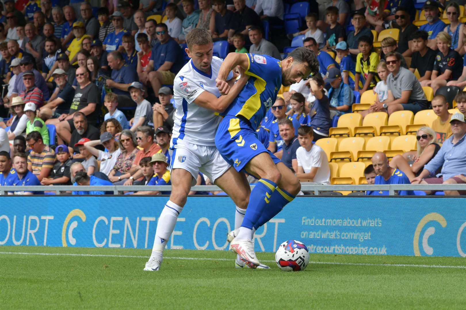 Gillingham lost 2-0 in their season opener at Wimbledon Picture : Keith Gillard