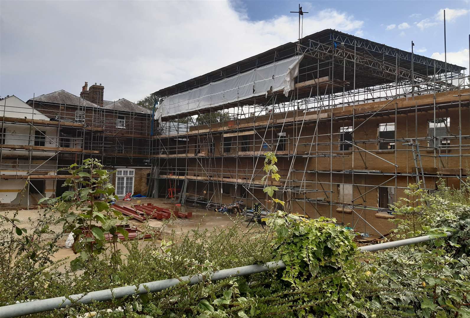 Construction on the former BMI hospital is currently taking place