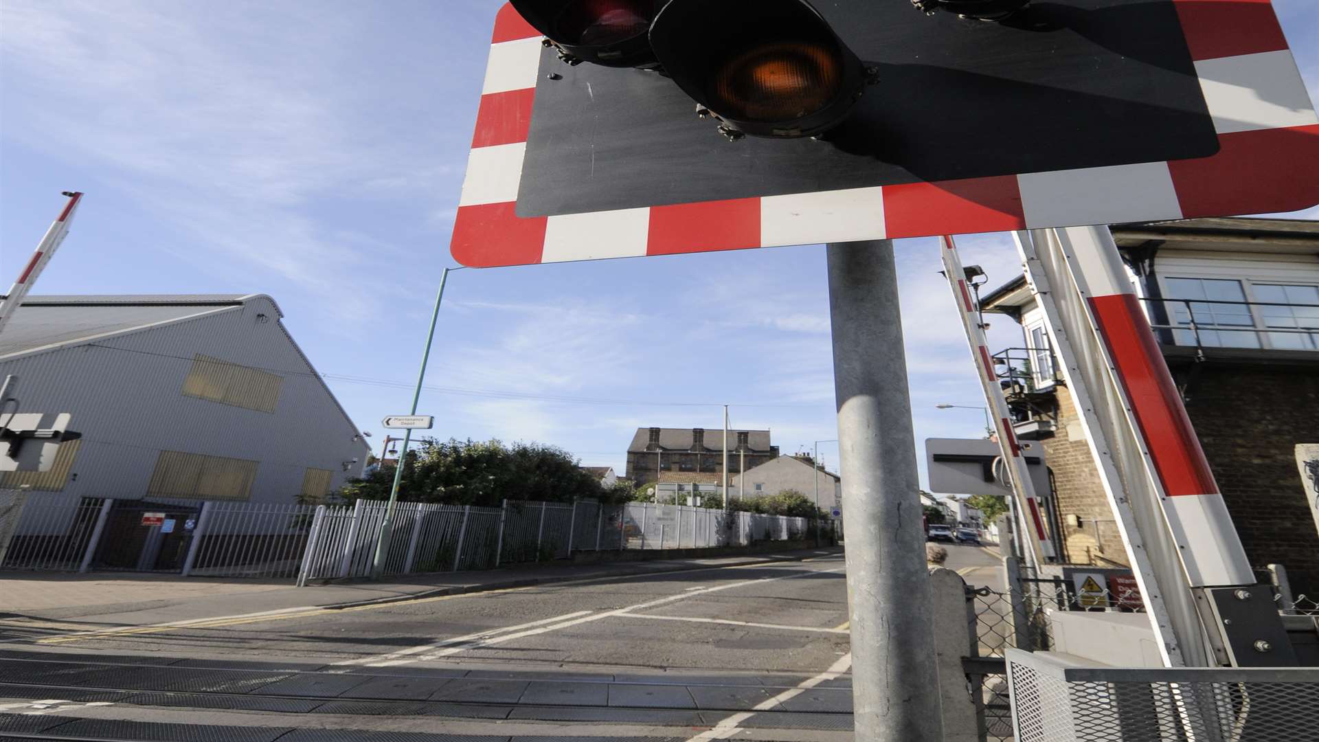 Gillingham level crossing, Ingram Road, Gillingham. Picture: Andy Payton