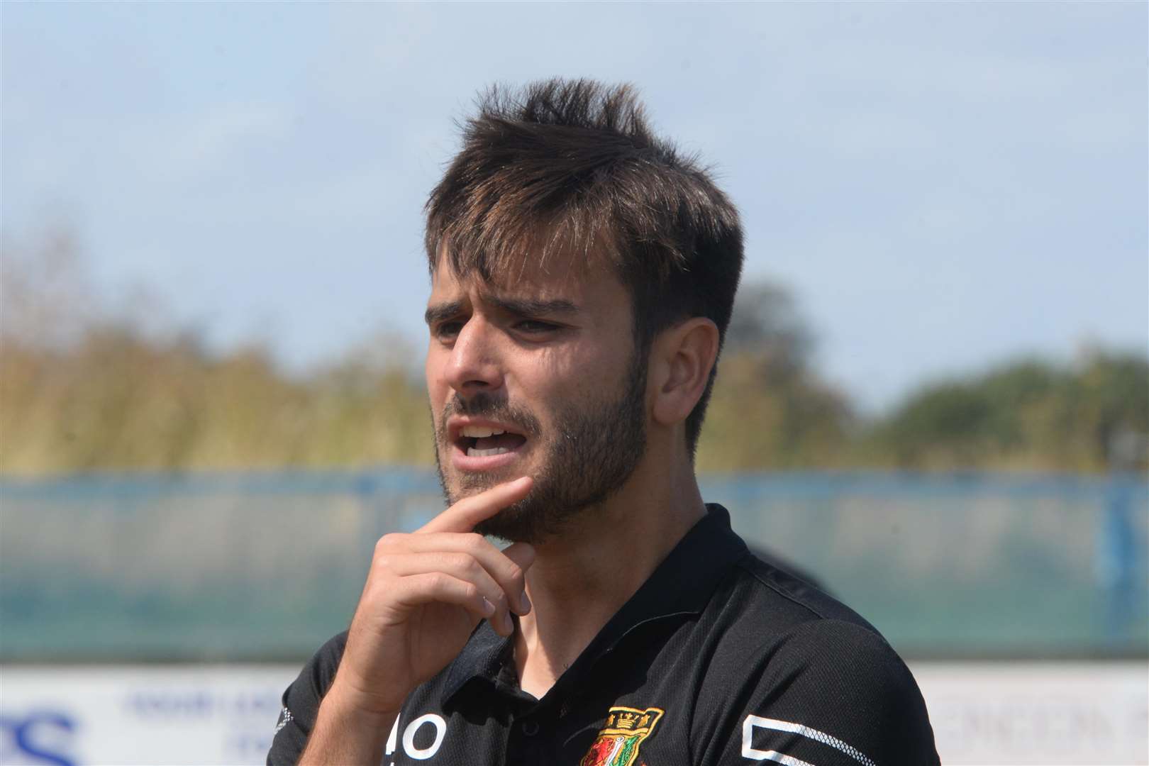 Sittingbourne manager Aslan Odev Picture: Chris Davey