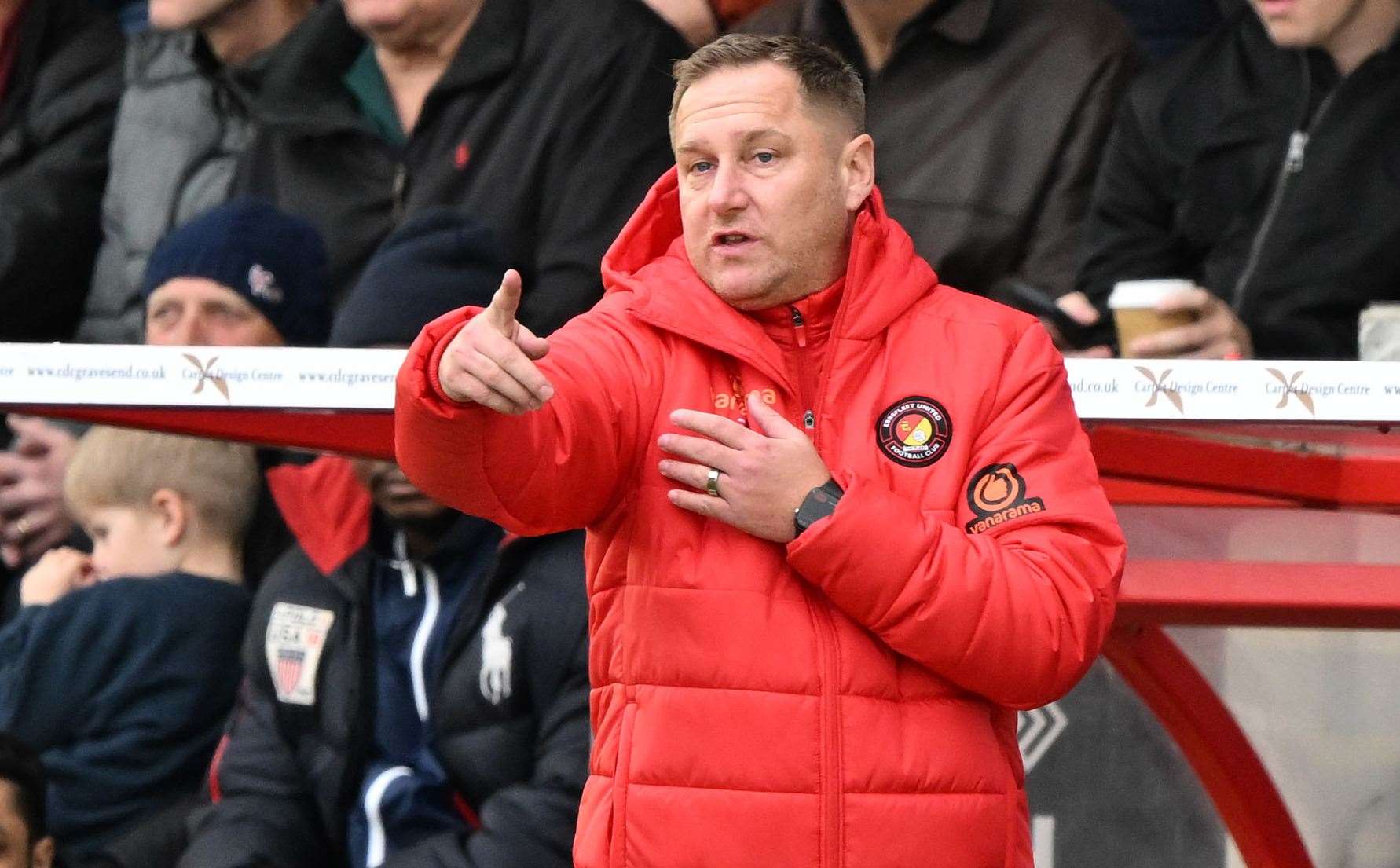 Ebbsfleet manager Dennis Kutrieb. Picture: Keith Gillard