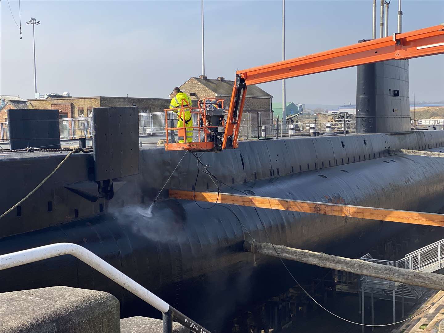 HMS Ocelot has been given a makeover for its 60th birthday