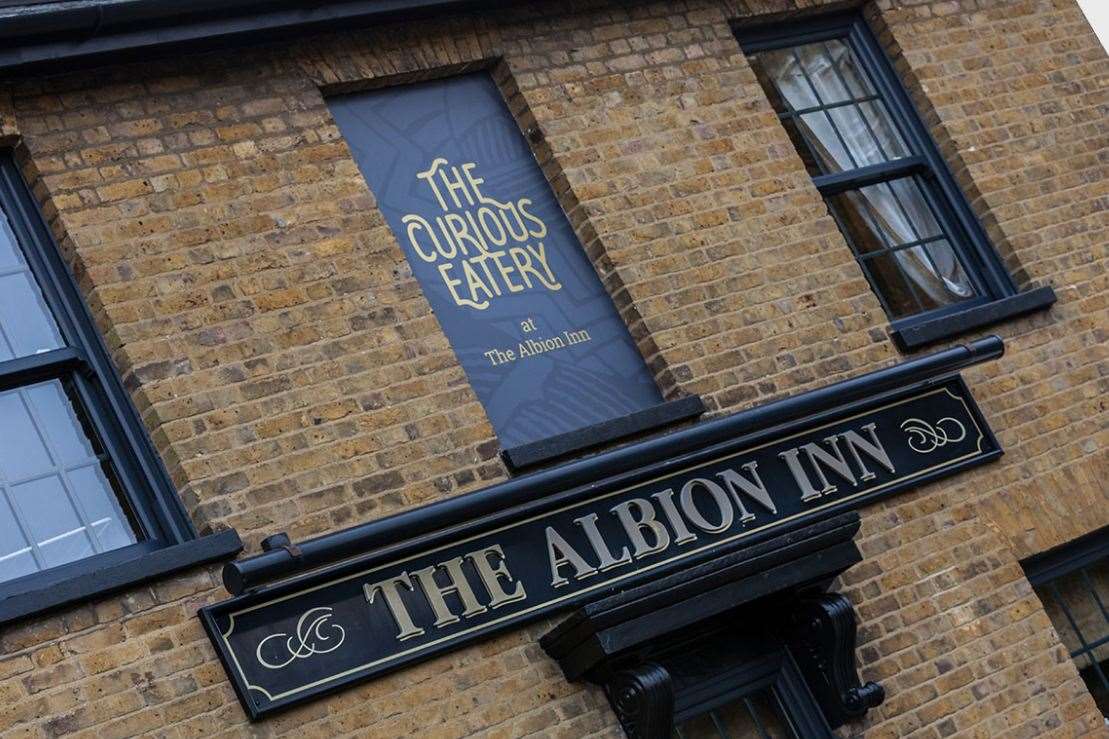 The Curious Eatery, housed within the old Albion Inn in Boughton Monchelsea