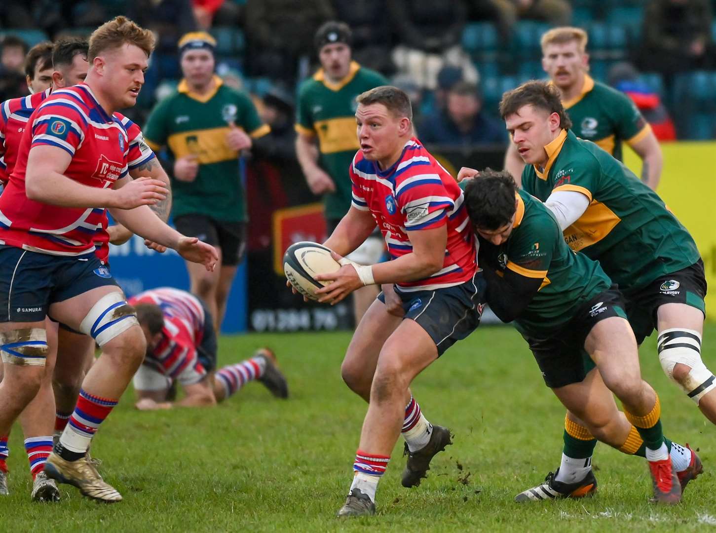 Action from Tonbridge Juddians’ trip to Bury St Edmunds. Picture: Mark Westley