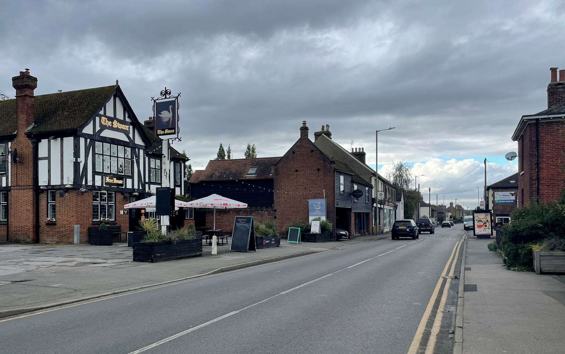 A2 London Road which runs through Teynham