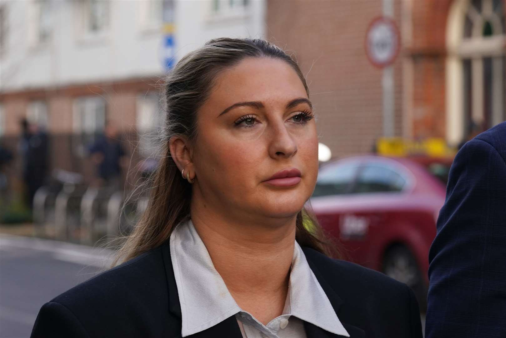 Nikita Ni Laimhin, who is also known as Nikita Hand, outside the High Court in Dublin (Brian Lawless/PA)