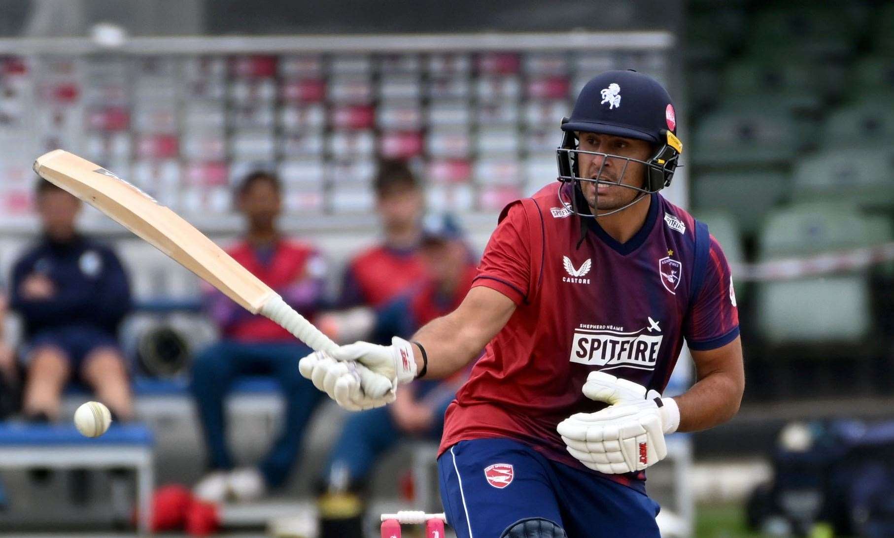 Beyers Swanepoel - returned 3-26 from nine overs as Kent successfully defended 209. Picture: Barry Goodwin