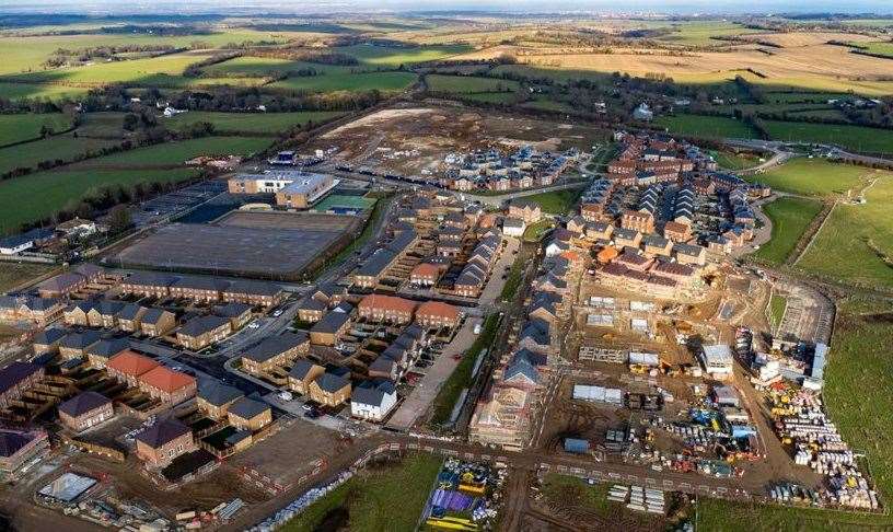 A general view of the Whitfield Urban Expansion project. Picture: Dover District Council