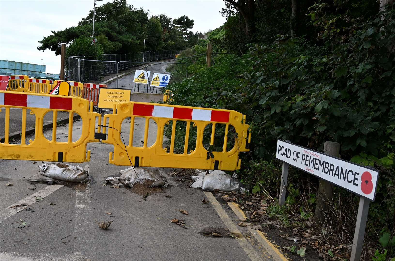 The Road of Remembrance will stay shut all year. Picture: Barry Goodwin