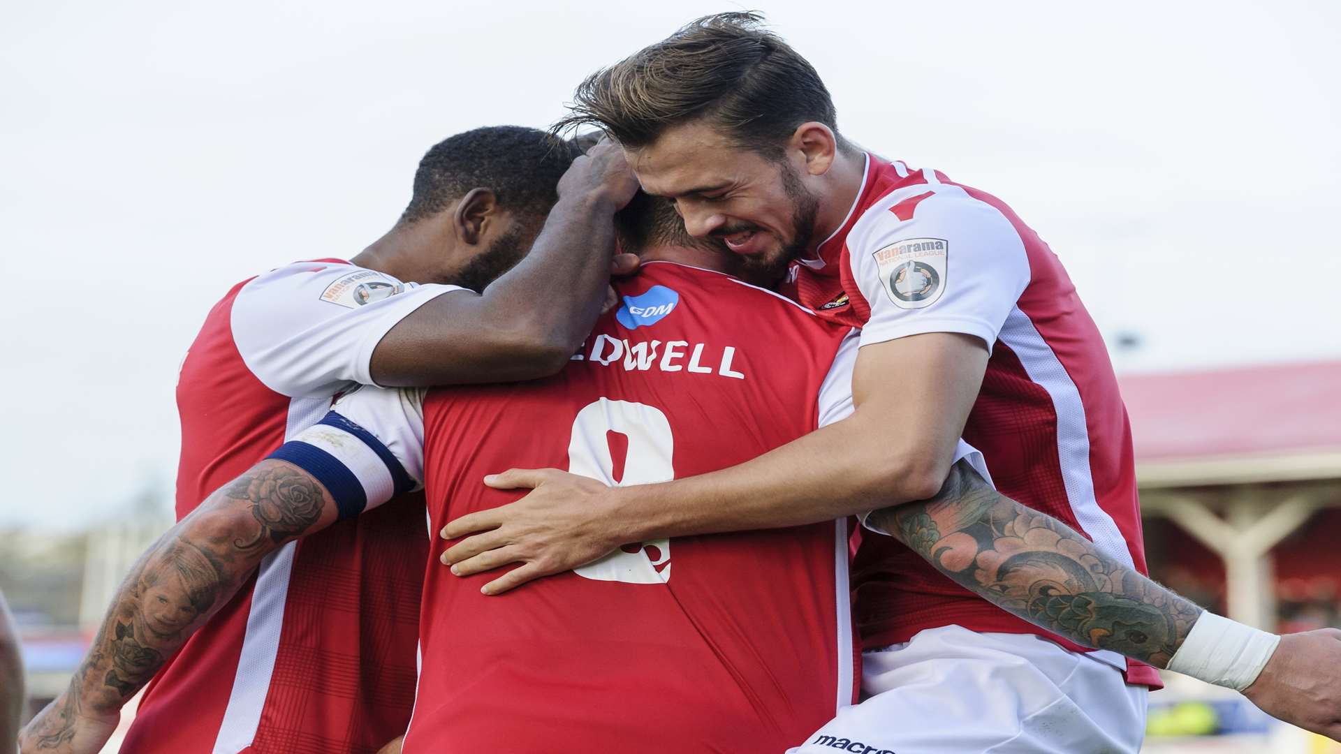 Jack Powell (right) celebrates his goal Picture: Andy Payton