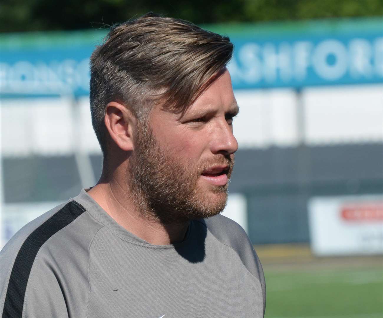 Ashford United manager Gary Alexander Picture: Chris Davey