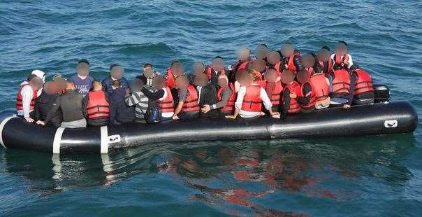 The number of migrants arriving in the UK in small boats is on the rise. Pic: NCA