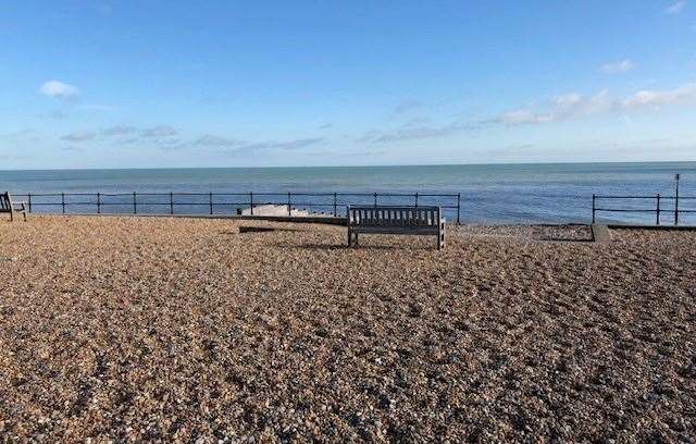 Now that’s what I call a sea view – there can’t be many better views from a pub window