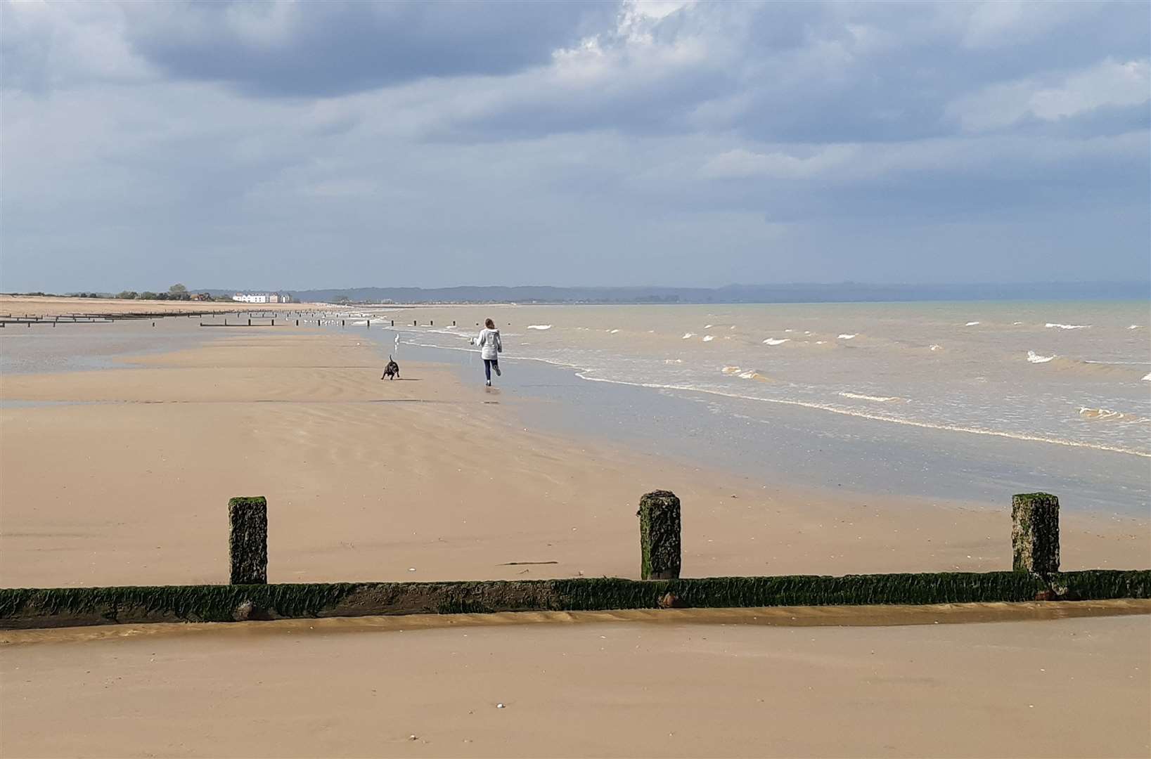 Littlestone Beach, stock picture