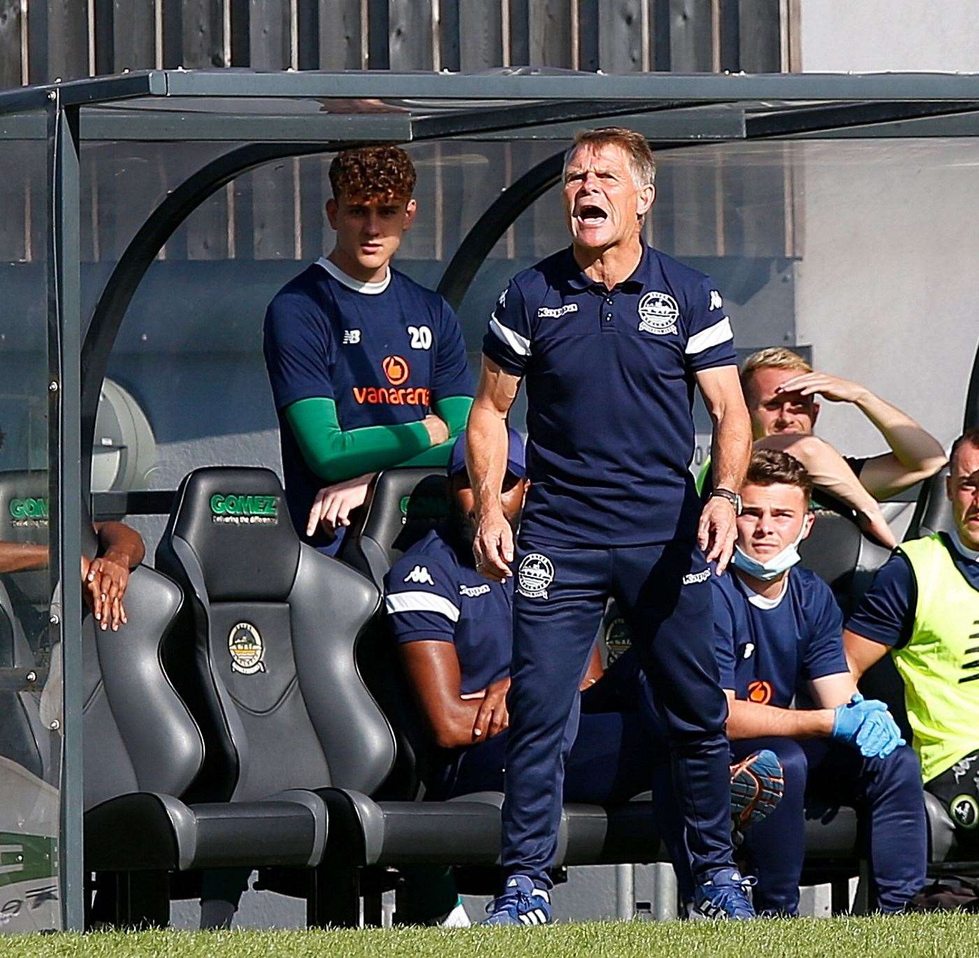 Dover manager Andy Hessenthaler. Picture: Andy Jones