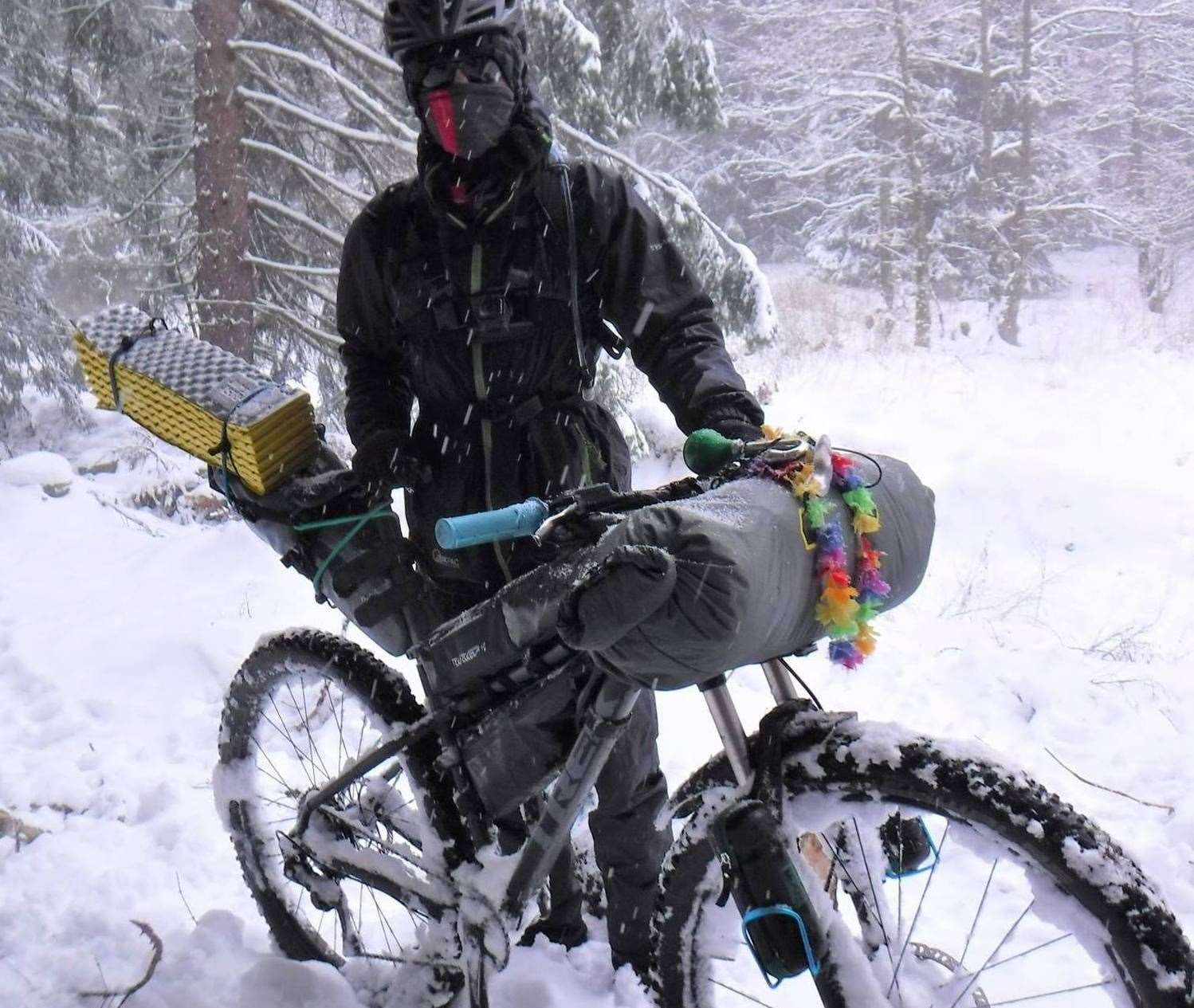 Alastair Field rode the bike in the Harz Mountains of Germany