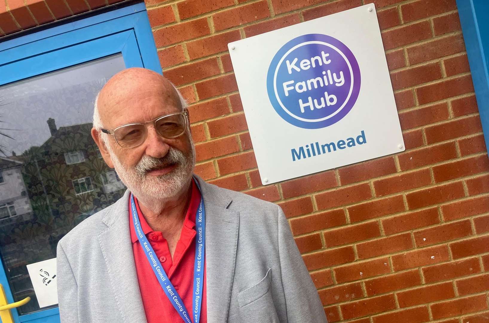 Margate KCC councillor Barry Lewis outside the centre at Millmead which is threatened with closure