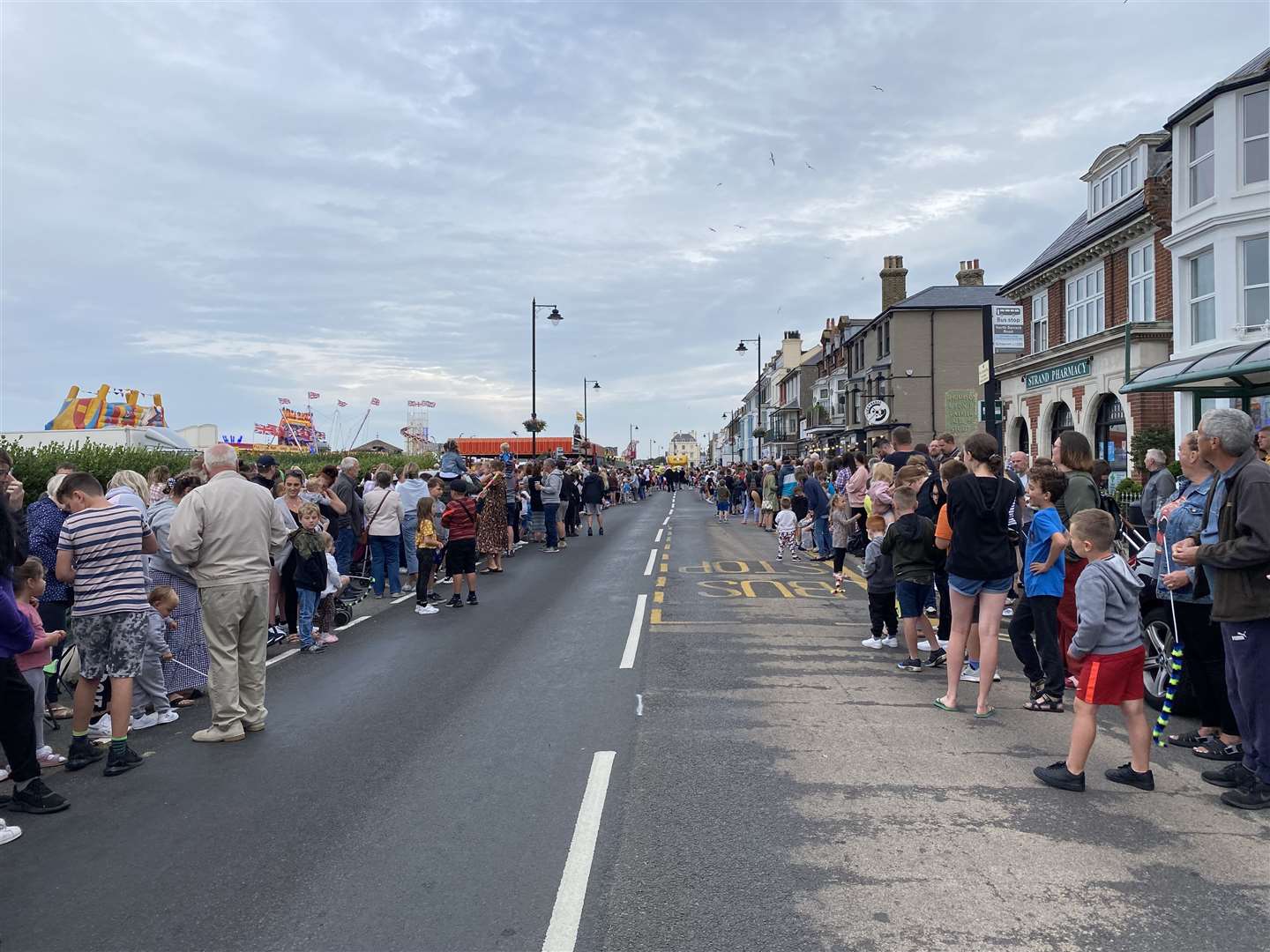 Thousands of people lined the streets for traditional celebration