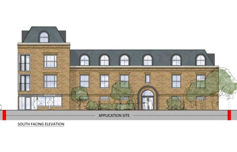 How the flats and micropub might look on the site of the former Old House at Home pub in Sheerness. Picture: SBC