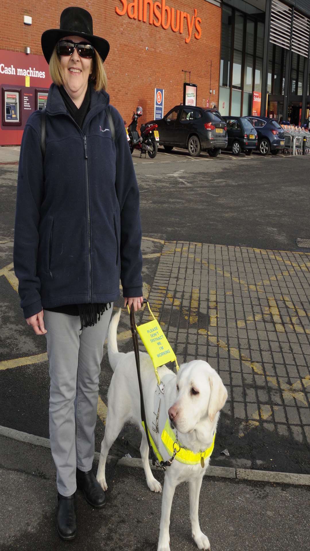 Liz Sykes and Guide Dog Ulla