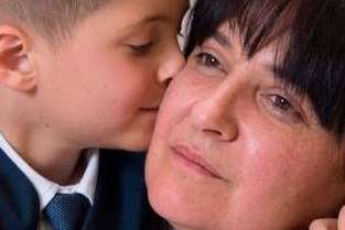 Blue Tobin and his mother Francesca Waite. Picture courtesy of Francesca Waite