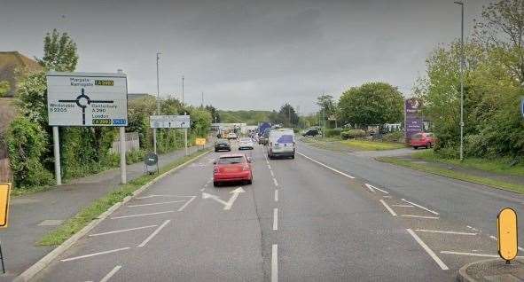 The stretch leading up to Long Reach Roundabout is closed