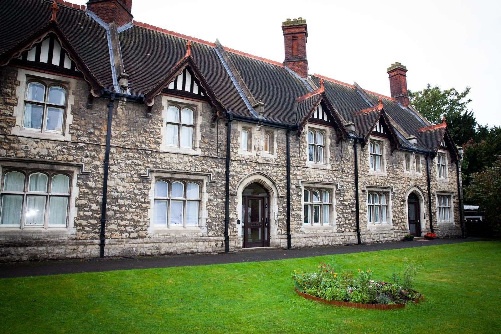 The Cutbush and Corrall almshouse in College Road, Maidstone