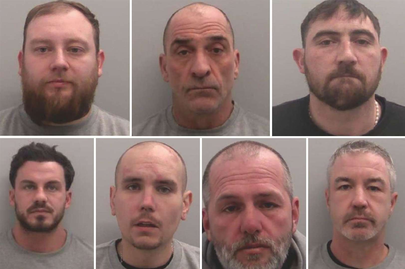 Top, from left, Sam Elphick, Michael Turner and Kyle Davidson. Bottom, from left, Joel McCaughey, Ian Woodward, Danny Laird and Darren Laurie. Pictures: NCACanva