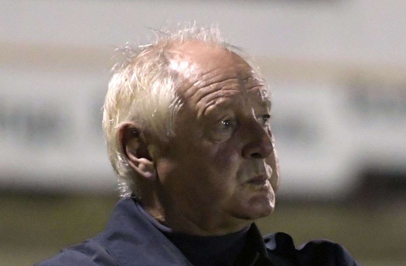 Folkestone manager Neil Cugley. Picture: Barry Goodwin