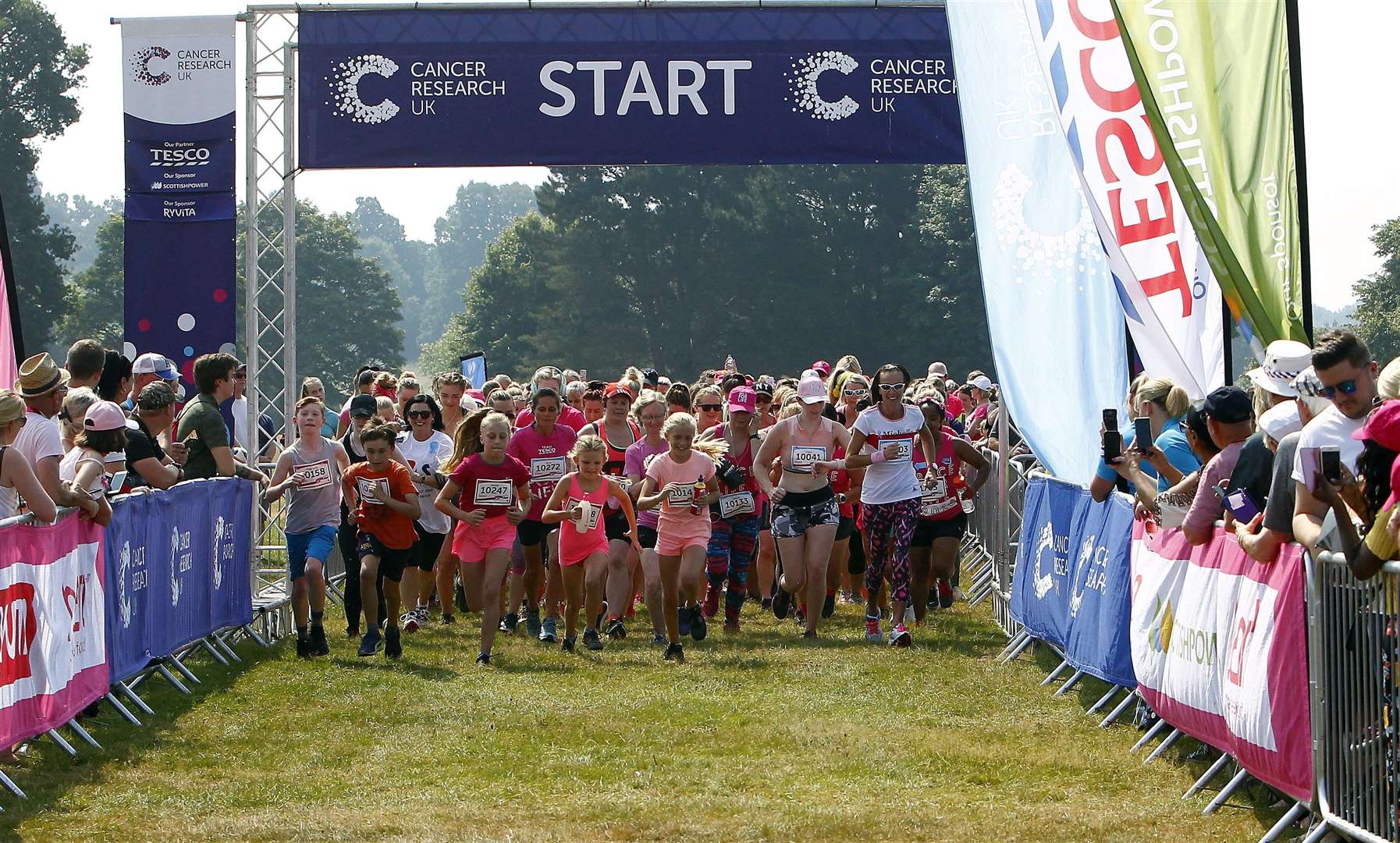 Race For Life is back! Seen here in 2018 at Mote Park, Maidstone. Picture: Sean Aidan