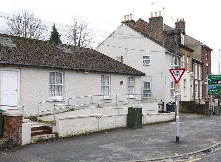 Maidstone Mosque on Mote Road before it was demolished. Picture Martin Apps (5581366)