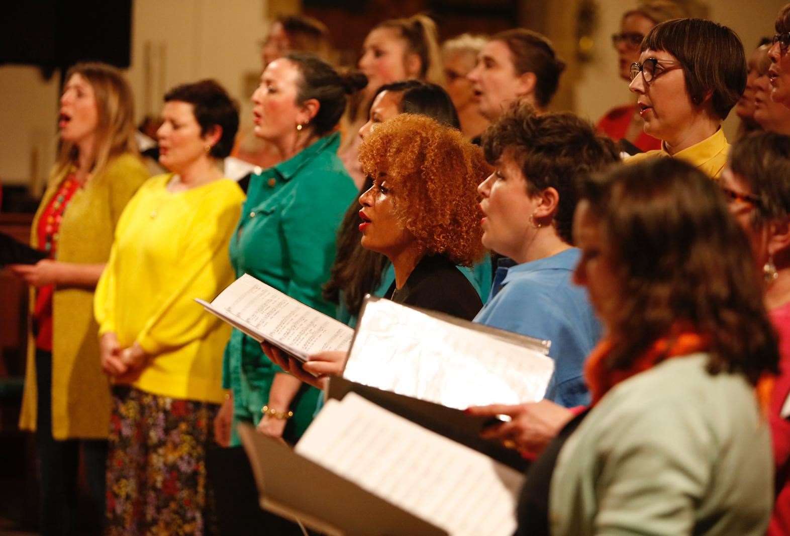 The Broadstairs-based choir will be at Kent College to raise money for local charity Mama to Mama. Picture: Paul Rider Photos