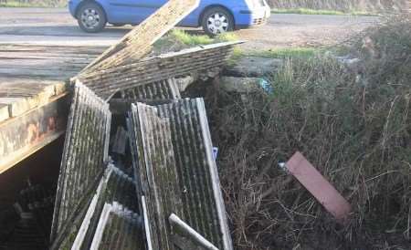 This photograph of a ditch by St Mary’s Road in New Romney gives a graphic illustration of a problem that is becoming increasingly widespread