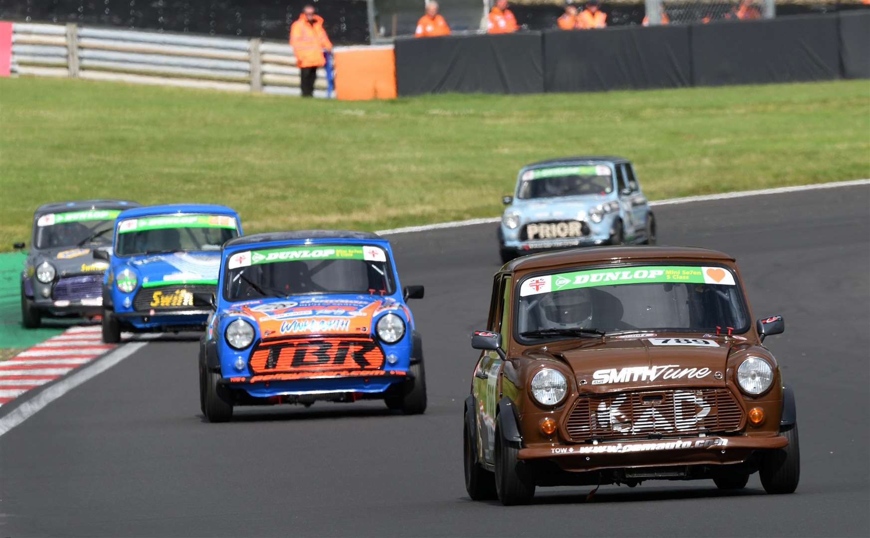 Arnold Duncan, from Lydd, finished ninth in the first Mini Seven S Class race. He crashed out on the opening lap of race two, continued after a red flag, but was unclassified at the finish. Picture: Simon Hildrew