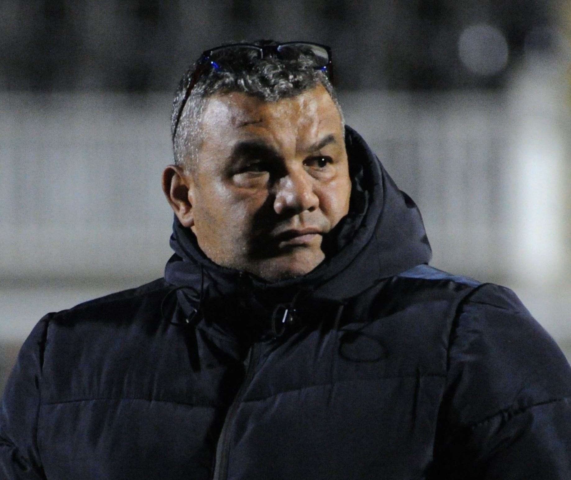 Maidstone United manager Hakan Hayrettin Picture: Steve Terrell