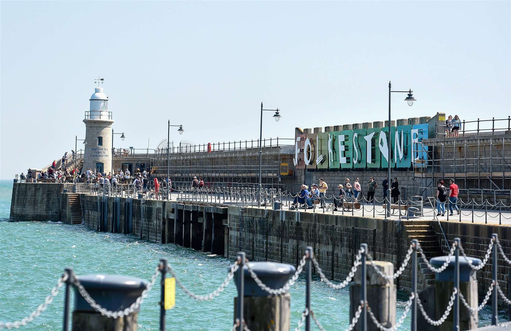 Folkestone Harbour Arm is charging £12 a ticket for its Euro 2024 showings. Picture: Alan Langley