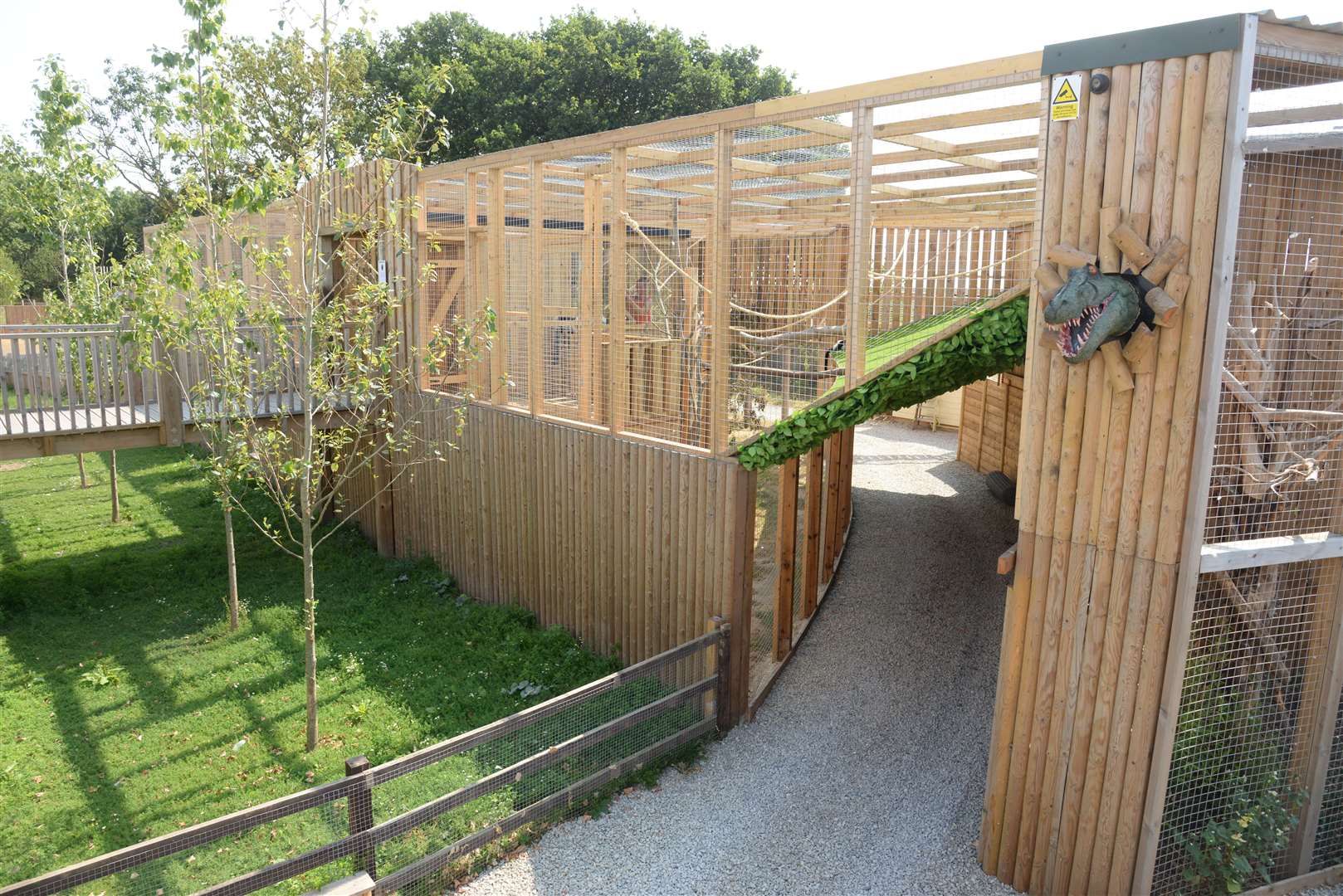 The new Lemurs enclosure. Picture: Chris Davey