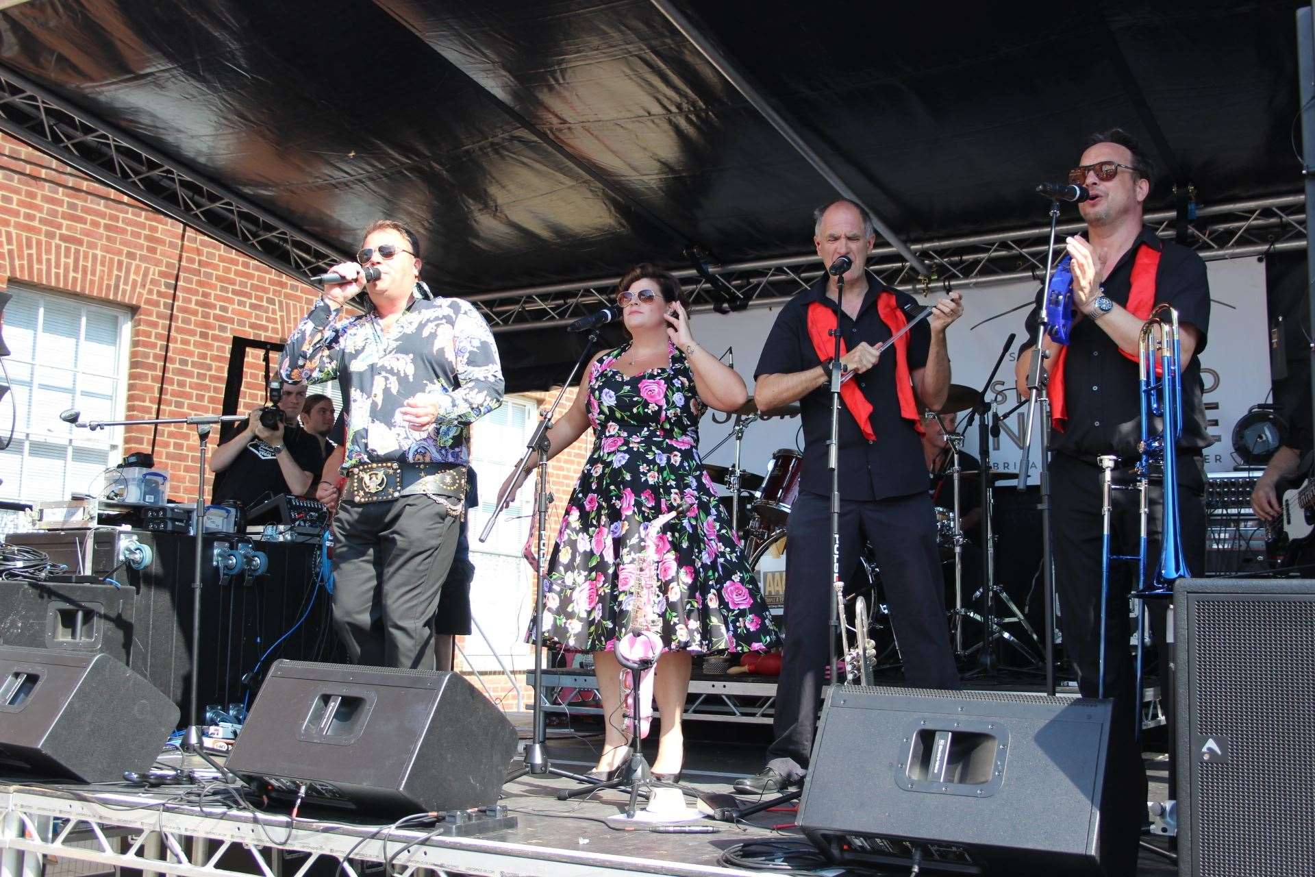 Elvis show band Taking Care of Vegas will be performing at the Kings Hill Music Festival. Picture: John Nurden