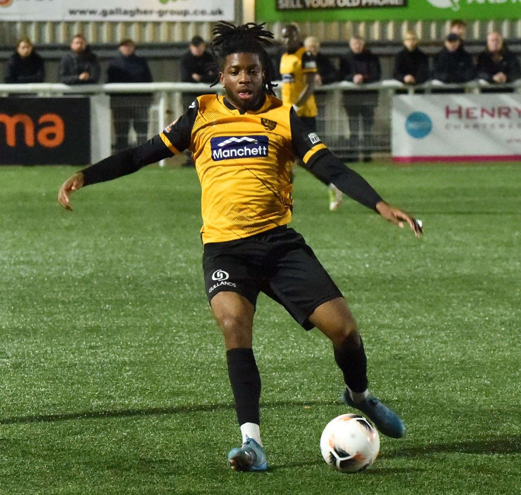 Maidstone United midfielder Dominic Odusanya. Picture: Steve Terrell