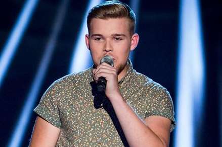 Teenager Jamie Johnson, from Gillingham, on The Voice