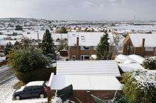 Looking out across Minster towards the Sheppey Crossing