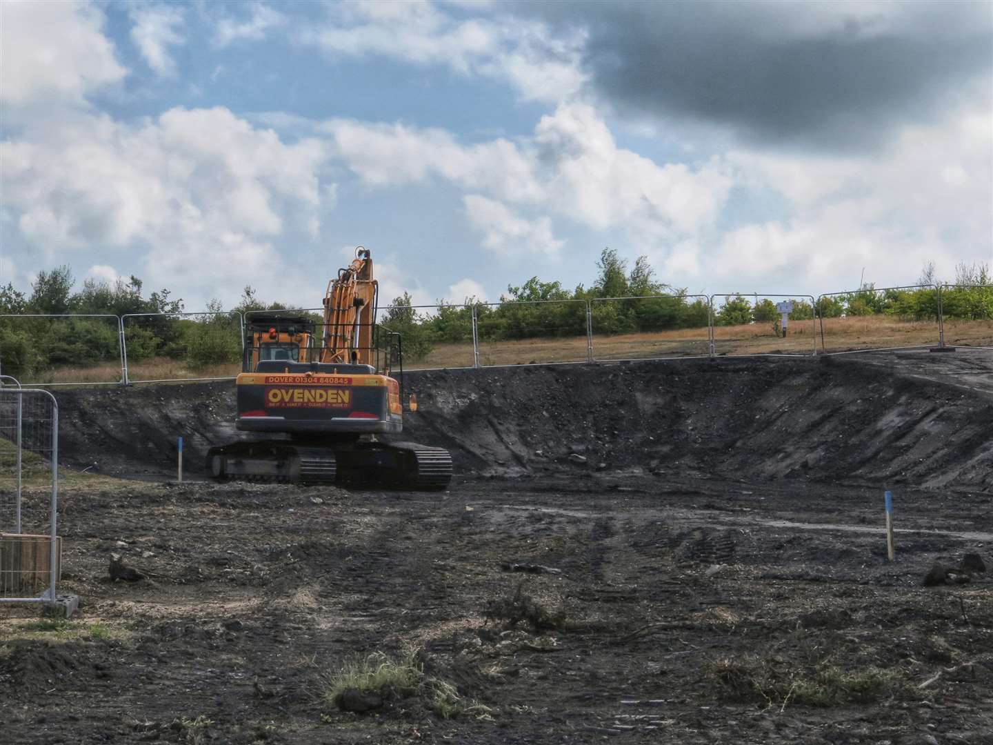 Work began on the play park last week